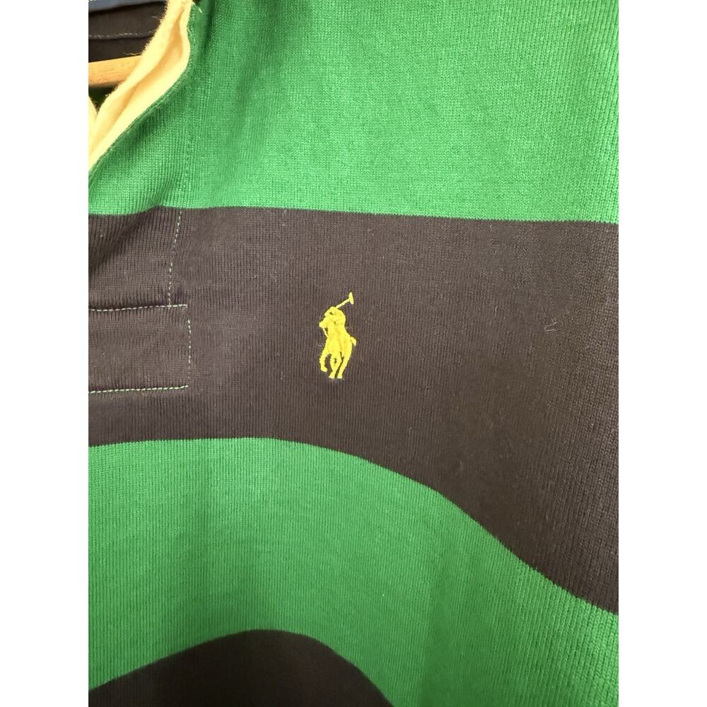Ralph Lauren Rugby Women’s Polo Rare Colorway - Navy Blue Green Size Small - EUC - Picture 3 of 9
